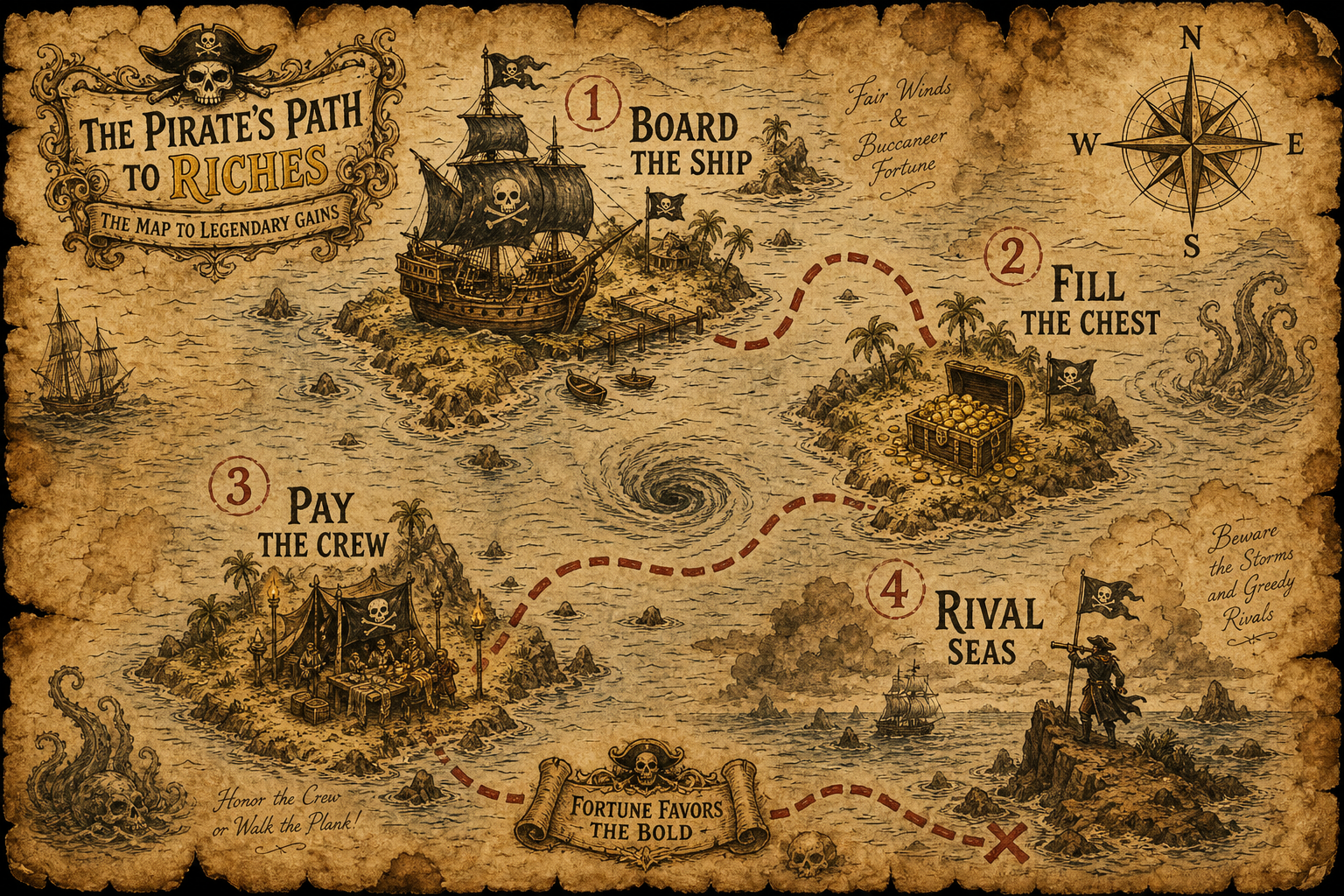 Saylarr treasure map — the voyage ahead